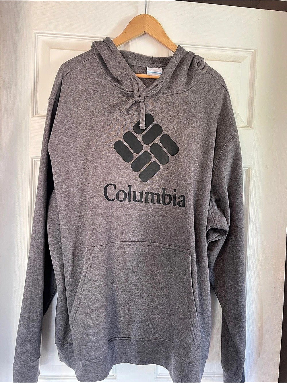 Columbia Trek Graphic Hoodie Men's Gray Pullover Hoodie XXL
